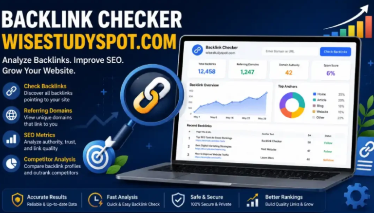 Backlink Checker Wisestudyspot. Com – Complete Backlink Analysis Guide